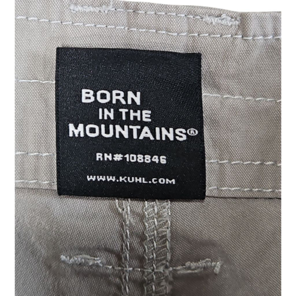 KÜHL Splash Gray 11" Inseam Cargo Shorts Mid-rise size 8 - Picture 6 of 9